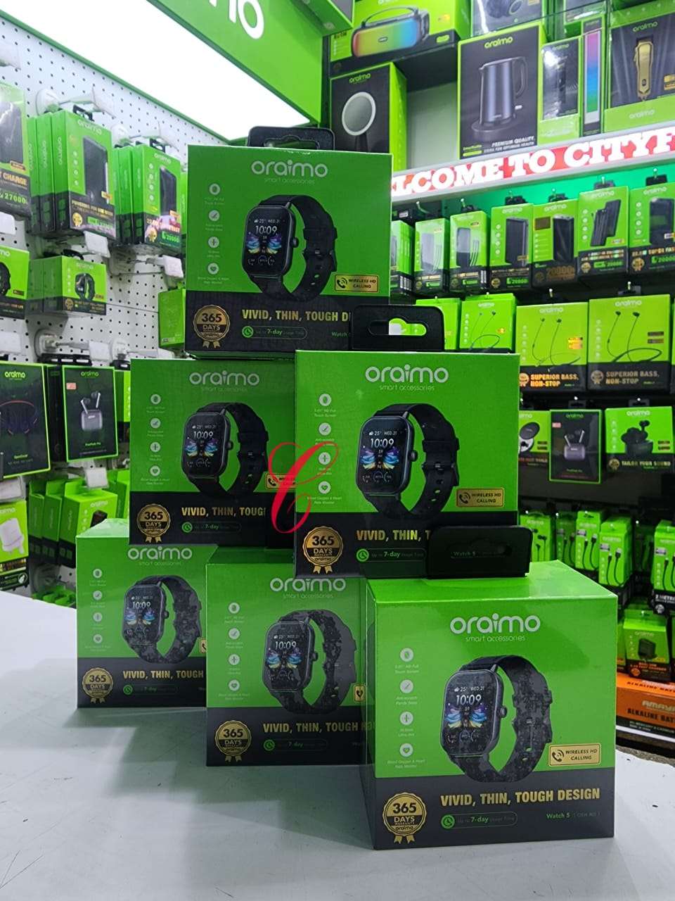 Oraimo Watch 5 OSW-805 2.01 HD Panda Glass 1ATM Smart Watch